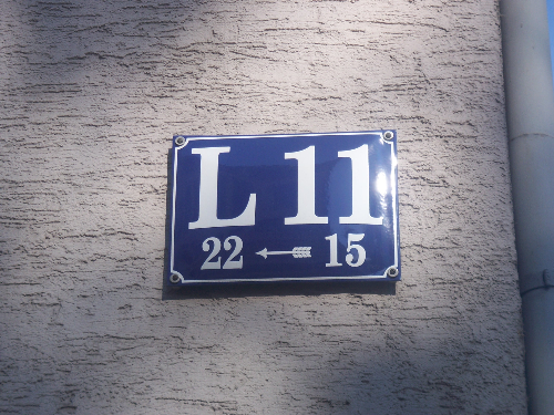 A block address in Mannheim