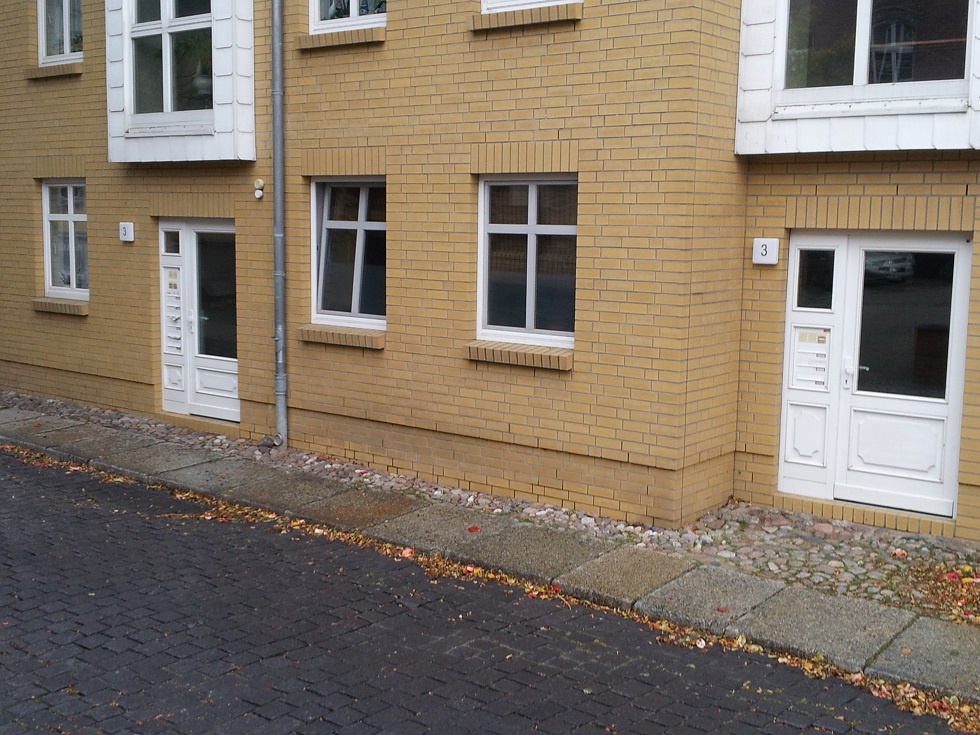 A single address with two delivery points. Stralsund, Germany